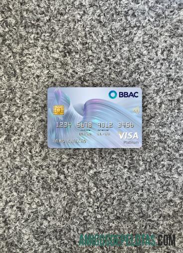 Cartão Líbano BBAC Visa Platinum Photolook Front amostra